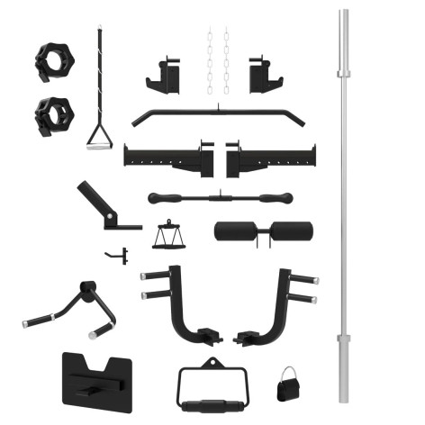 Station rack de musculation avec accessoires de marque Titanium Strength