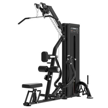 Lat Pulldown Machine Fonction Mid Row  et High Row à charge guidée 125 kg pour le dos Titanium Strength Black Series RX BSRX-S65