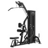 Station de musculation complète pour le dos à charge guidée