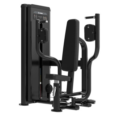 Machine à ouvertures pectorales à charge guidée 125 kg Titanium Strength Black Series RX
