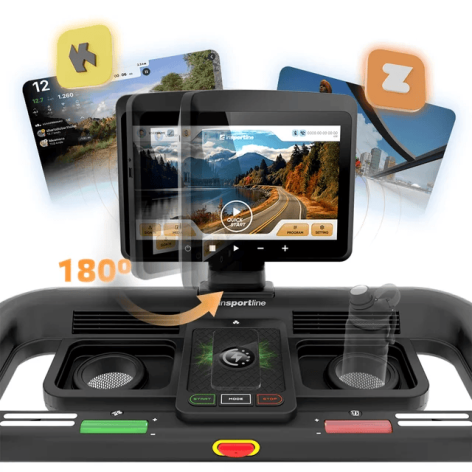 Tapis de course avec écran tactile de 15,6 pouces