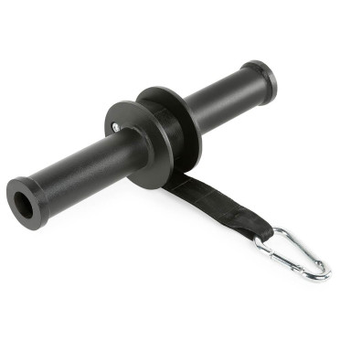 Rouleau pour musculation des avant-bras avec sangle en nylon et mousqueton Wrist Roller
