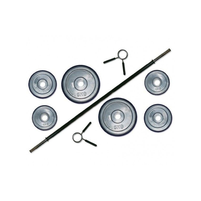 Pack barre haltère pince 17,5 kg