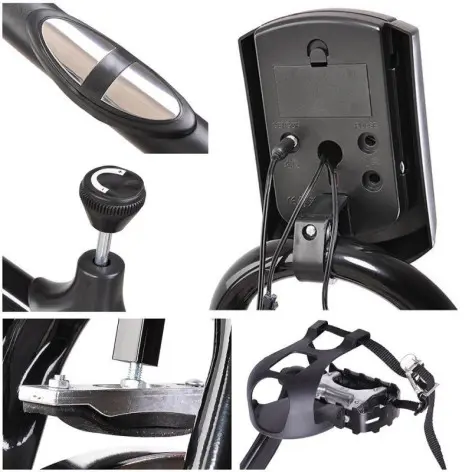 Vélo d'appartement biking silencieux roue 9 kg - vue 2