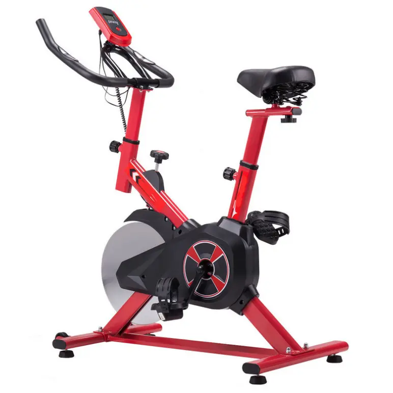Vélo de spinning roue inertie 10 kg avec écran digital