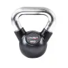 Kettlebells chromés de qualité disponibles de 4 à 24 kg pour musculation en home-gym - vue 2