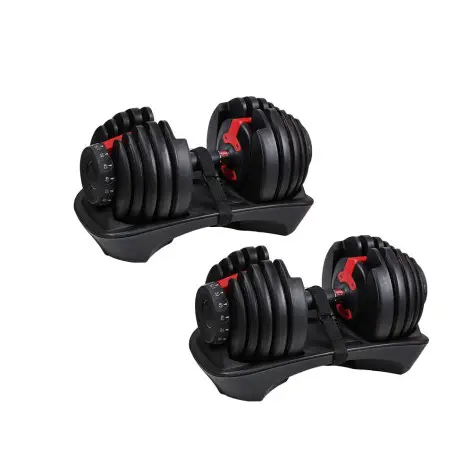 Kit d'haltères réglables de 2,5 à 24 kg - Paire de Powerblocks - vue 3