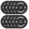 Set de poids olympiques Bumper Plates en caoutchouc avec 2 x 5/10/15/20/25 kg pour crossfit ou haltérophilie