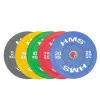 Bumper plates colorés 5-25 kg