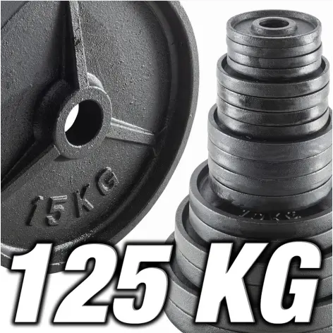 Pack de poids olympiques 125 kg