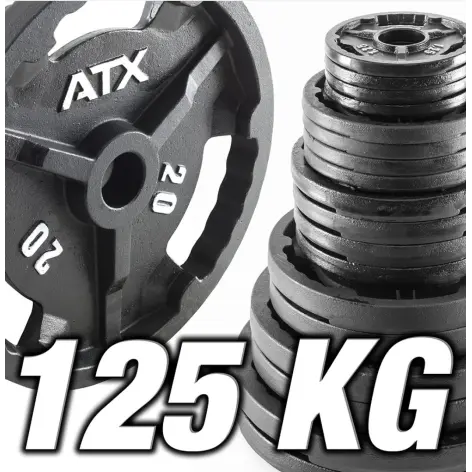 Pack de poids olympiques 3 poignées