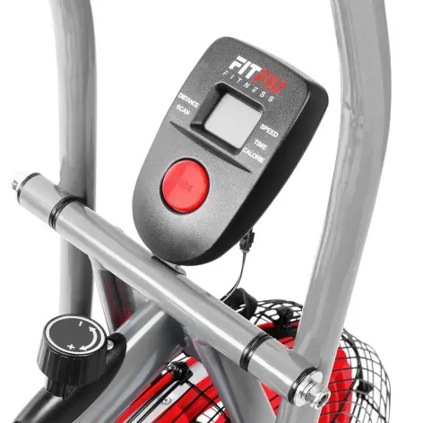 Vélo elliptique de crosstraining air bike - vue 3