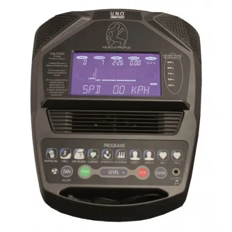 Appareil d'appartement elliptique haut de gamme pour cardio en homegym - vue 2
