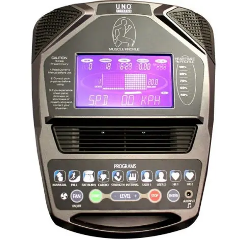 Vélo elliptique haut de gamme pour exercices cardio à résistance en Home Gym - vue 2