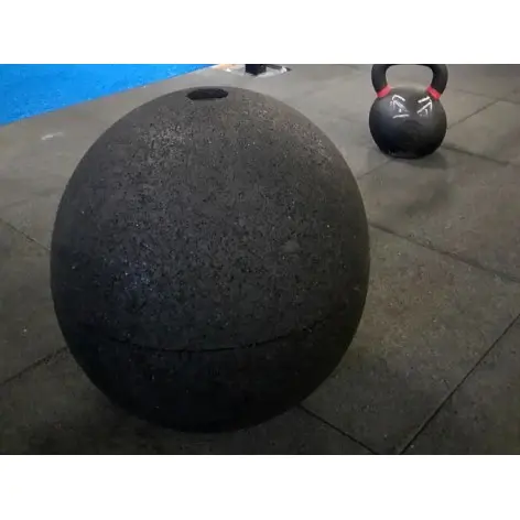 Pierre de l'Atlas en caoutchouc pour compétition de Strongman - vue 4