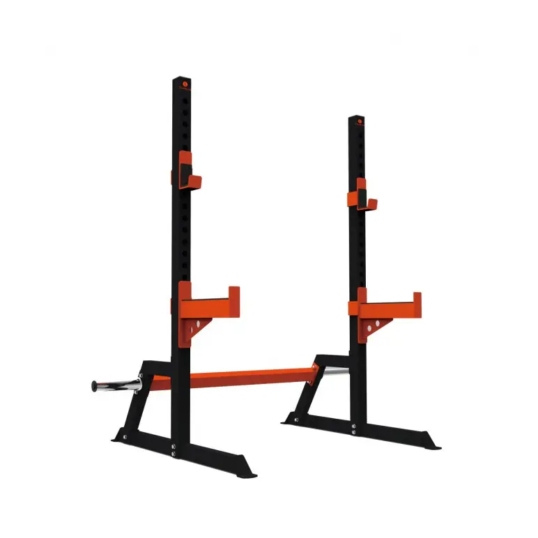 Half rack de musculation pour entraînement en home-gym