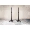 Chandelles noir pour exercices de squat en home-gym