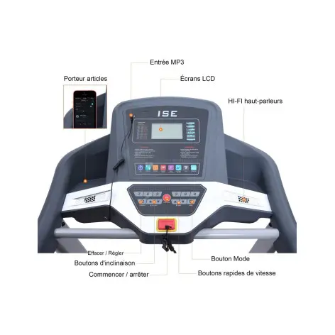 Tapis de course pour home-gym - vue 3