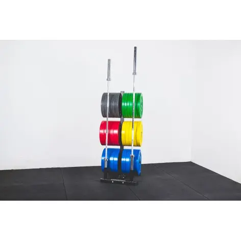 Support de rangement pour disques et barres olympiques - vue 2