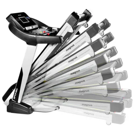 Tapis de course pliable avec console de suivi des performances - Haute technologie - vue 14