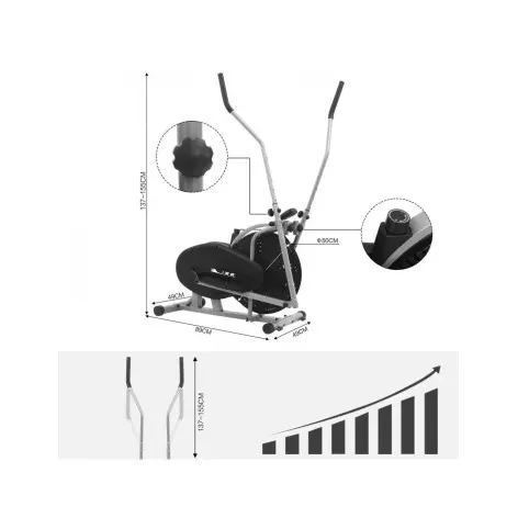 Vélo elliptique pour home-gym - vue 3