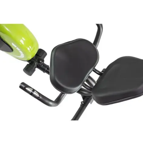 Vélo d'exercice magnétique allongé avec écran LCD - vue 2