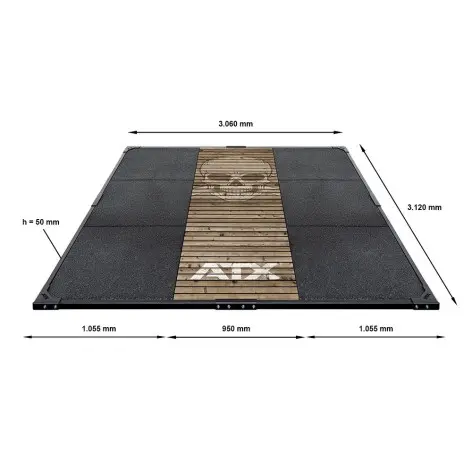 Plateforme d'haltérophilie haute résistance - vue 6
