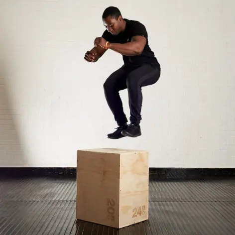 Box de pliométrie en bois 3 en 1 40,5/51/61cm - vue 2