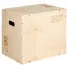 Box de pliométrie en bois 3 en 1 40,5/51/61cm