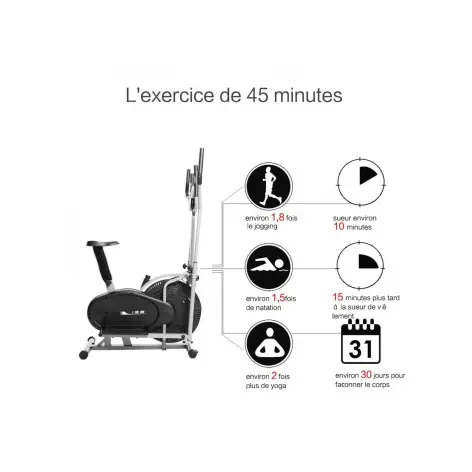 Vélo elliptique pour home-gym - vue 3