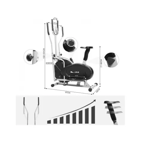 Vélo elliptique pour home-gym - vue 5