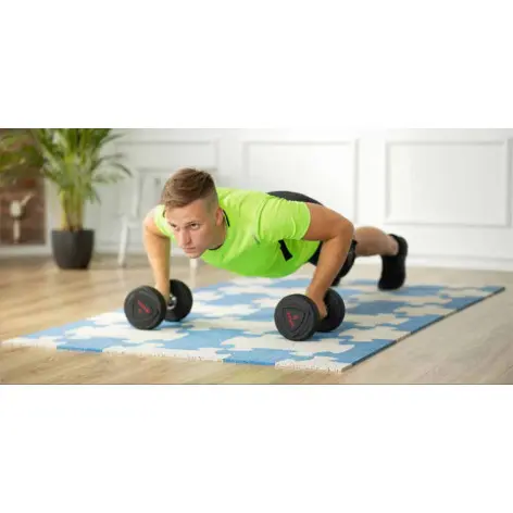 Ensemble de dalles de fitness pour pose de poids ou d'appareil de musculation - vue 5