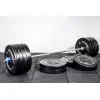 Barres de musculation olympique avec poids 50 à 200 Kg pour séances de cross training