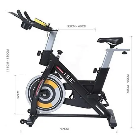 Dimensions du vélo spinning pour homegym