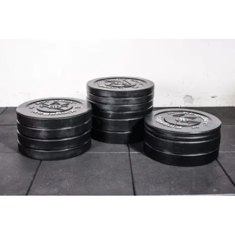 Lot de poids bumper pour séances en home gym - vue 4
