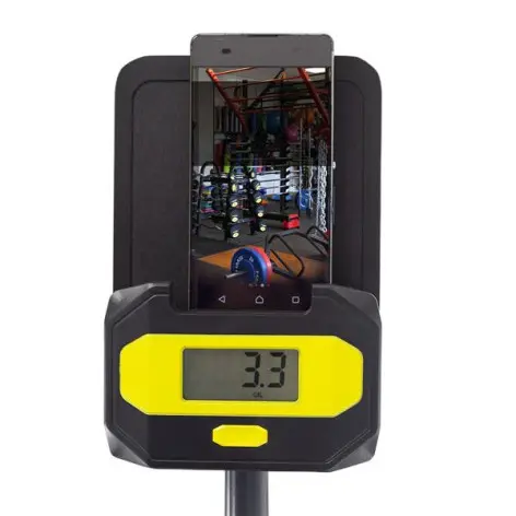 Vélo elliptique Cross trainer avec ordinateur de bord LCD - vue 3