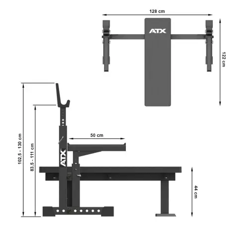 Bench Press professionnel plat - vue 16