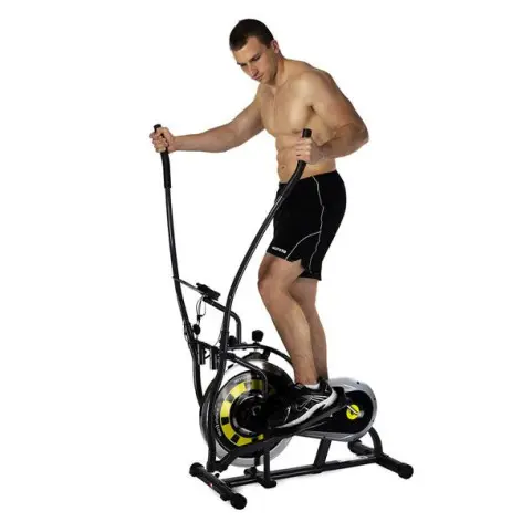 Vélo elliptique Cross trainer avec ordinateur de bord LCD - vue 5