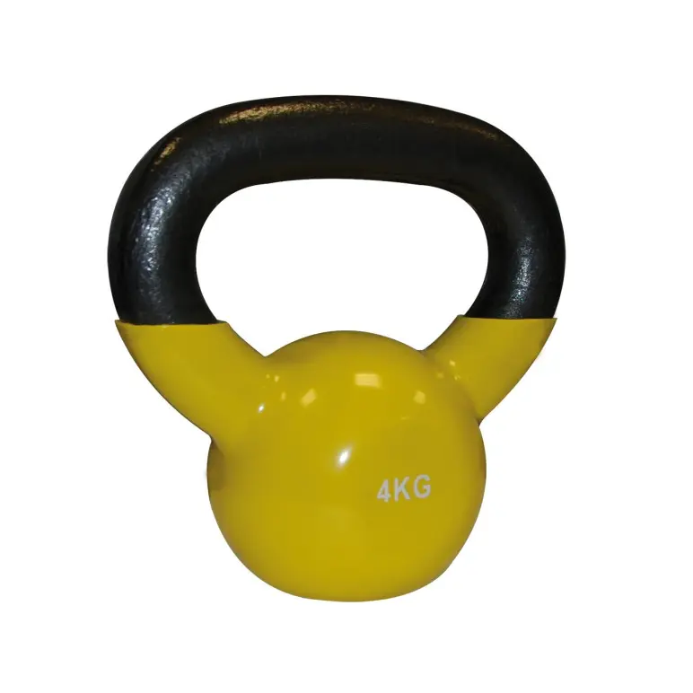 Kettlebell pour crosstraining revêtement en vinyle de 4 à 24 kg - vue 2