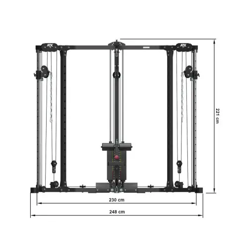 Station ATX vis à vis corner avec colonne de poids - vue 31