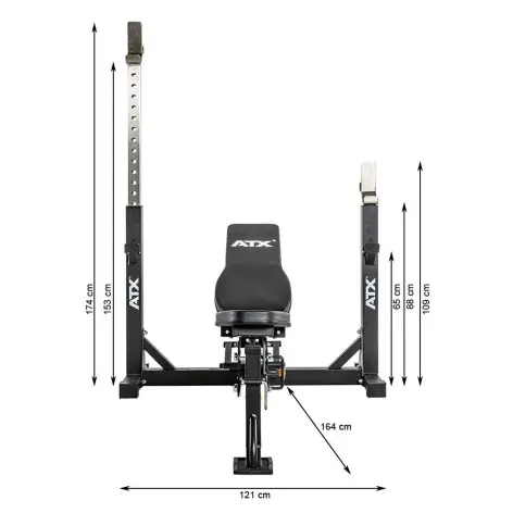 Banc de musculation olympique réglable - vue 27