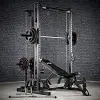 Rack à squat avec poulie haute et basse + barre de traction de la marque ATX - vue 5