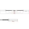 Dimensions barre olympique 220 cm