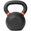 Kettlebell en fonte noir mate large choix de poids de 4 à 32 kg