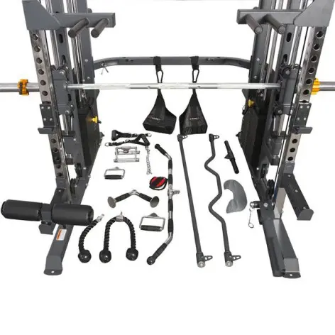 Smith machine semi-professionnelle multipress polyvalente - vue 6