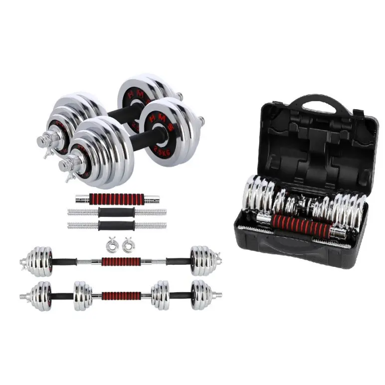 Valise complète de musculation haltères 30 kg