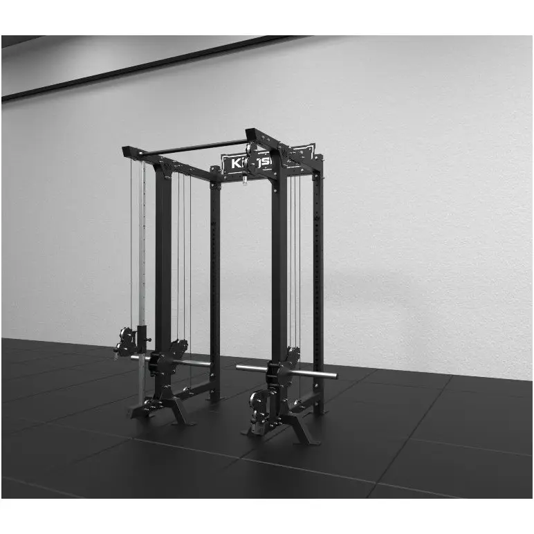 Power rack à double poulie réglables