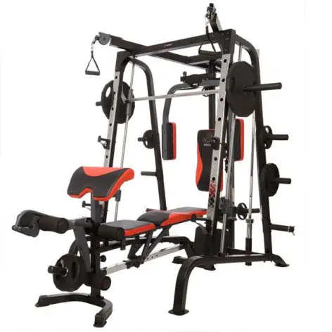 Smith machine complète station multipostes homegym - vue 2