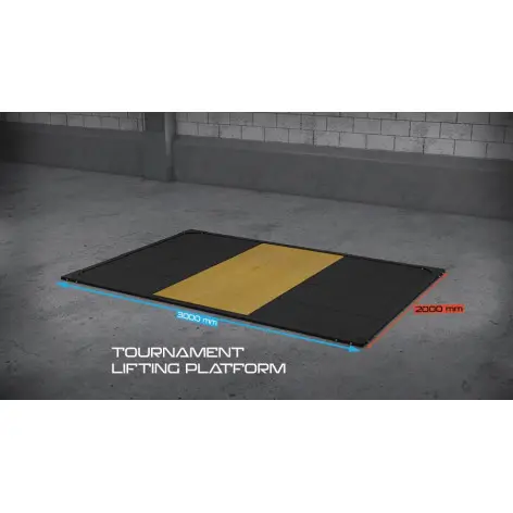 Plateforme pour haltérophilie - vue 3