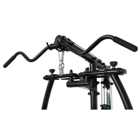 Station de musculation semi professionnelle complète pliable avec colonne de poids à charge libre - vue 5